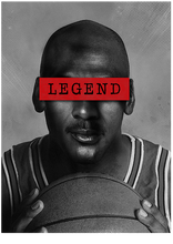 Considerado por el público y la crítica como el mejor jugador de baloncesto de todos los tiempos, Michael Jordan es una leyenda viva que no podía faltar en esta colección.
