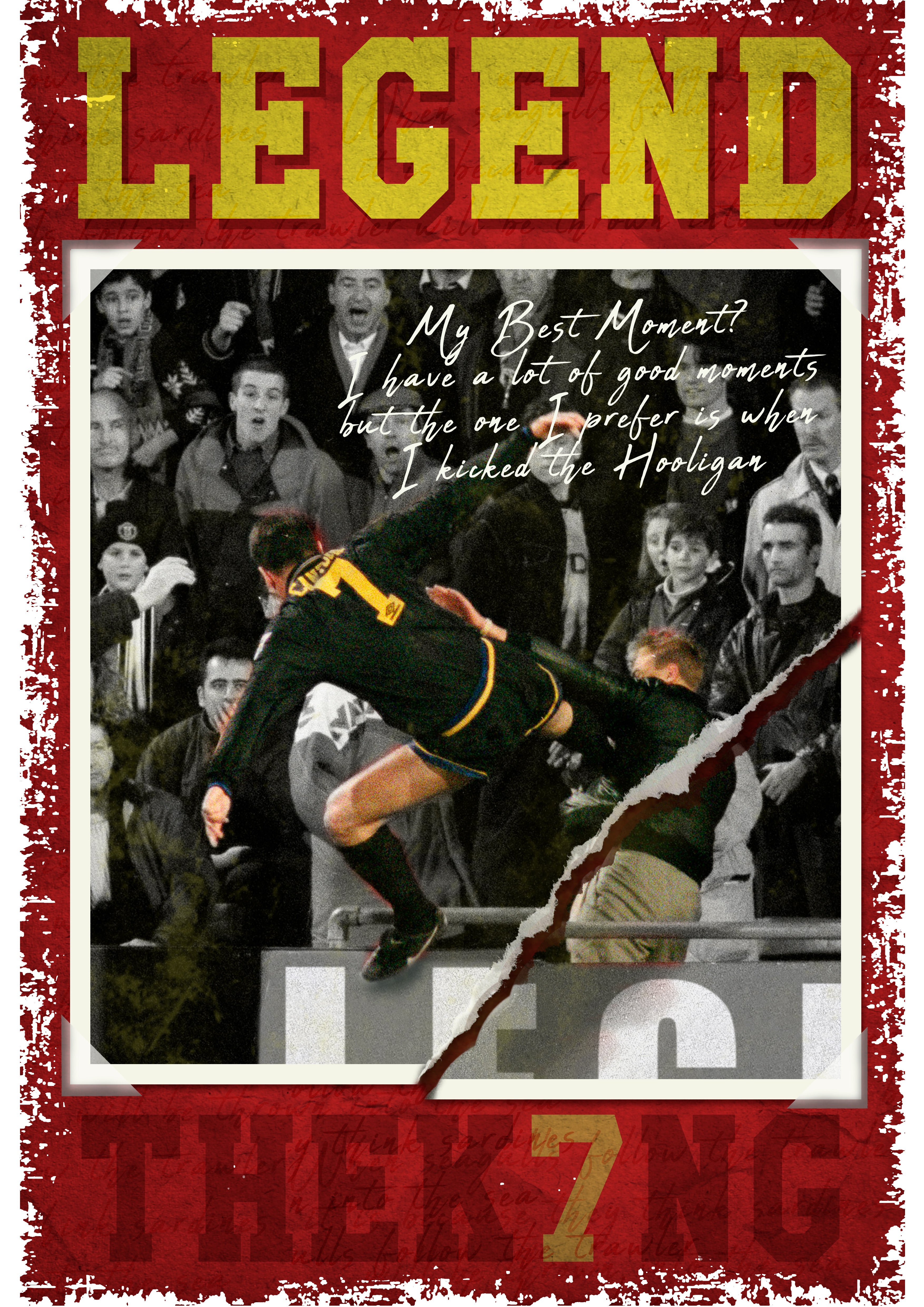 Cantona fue un talento sin control que llevó a los diablo rojos a su gloriosa época de los 90'. Sin embargo, su patada a un aficionado en enero de 1995 casi hace terminar para siempre su carrera.