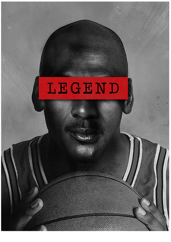 Considerado por el público y la crítica como el mejor jugador de baloncesto de todos los tiempos, Michael Jordan es una leyenda viva que no podía faltar en esta colección.